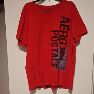 Aeropostale Red Graphic Tee for Men